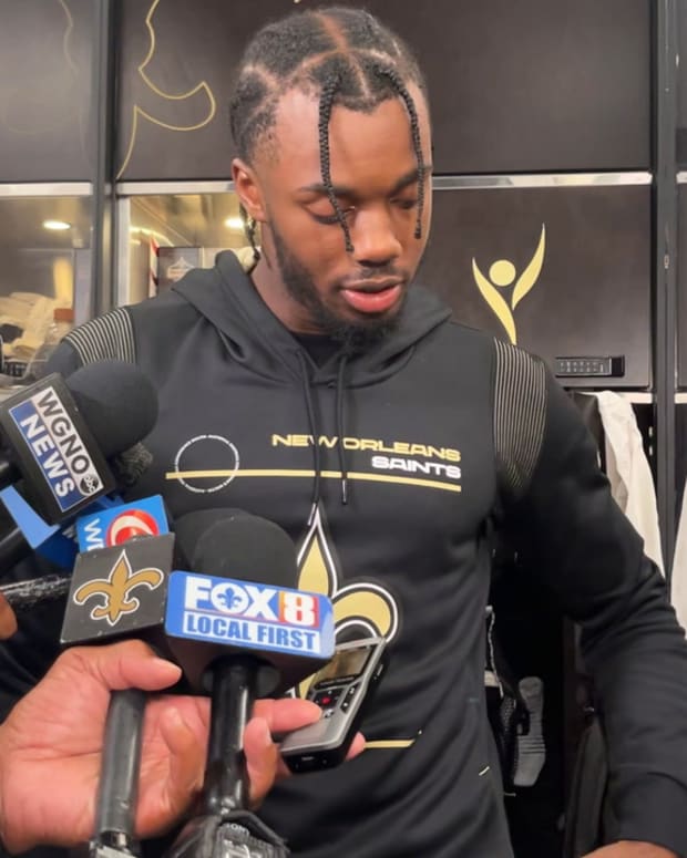 Saints CB Paulson Adebo Post Practice - Thursday in Week 3
